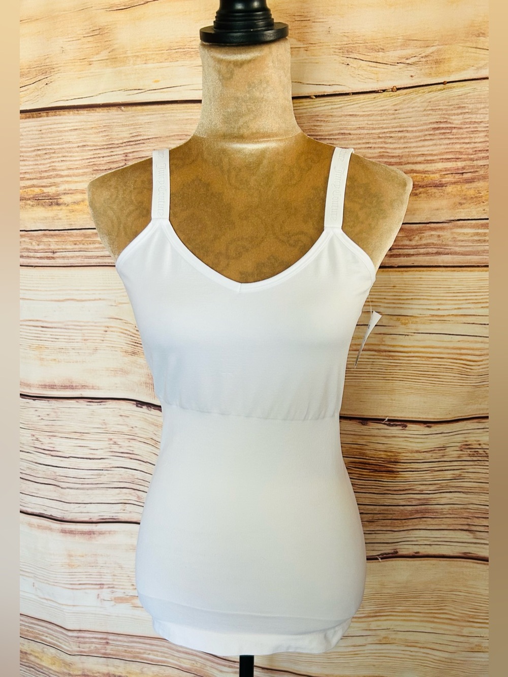Juicy Couture Women’s White Shapewear V-Neck Cami Top Size XL NWT